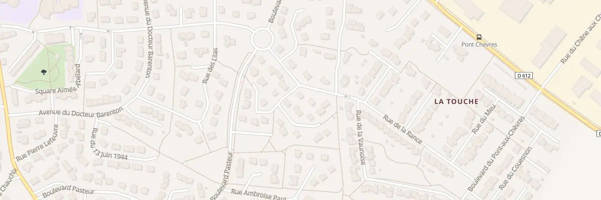 Plan du 10 Rue ANATOLE FRANCE à Bédée