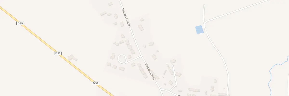Plan du 10 Rue du Lavoir Le Dresny à Plessé