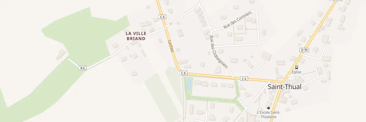 Plan du 5165 A Loche à Saint-Thual