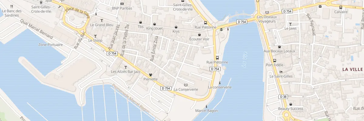 Plan du 6 Rue de la roussière à Saint-Gilles-Croix-de-Vie