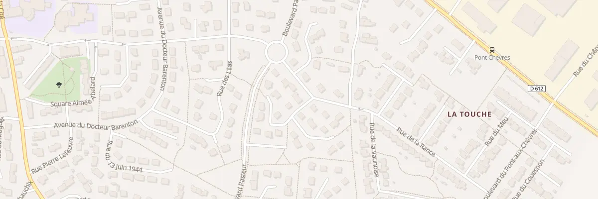 Plan du 8 Rue ANATOLE FRANCE à Bédée