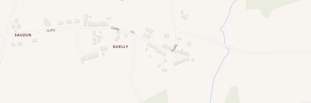 Plan du 6134 Bas Guelly à Plessé
