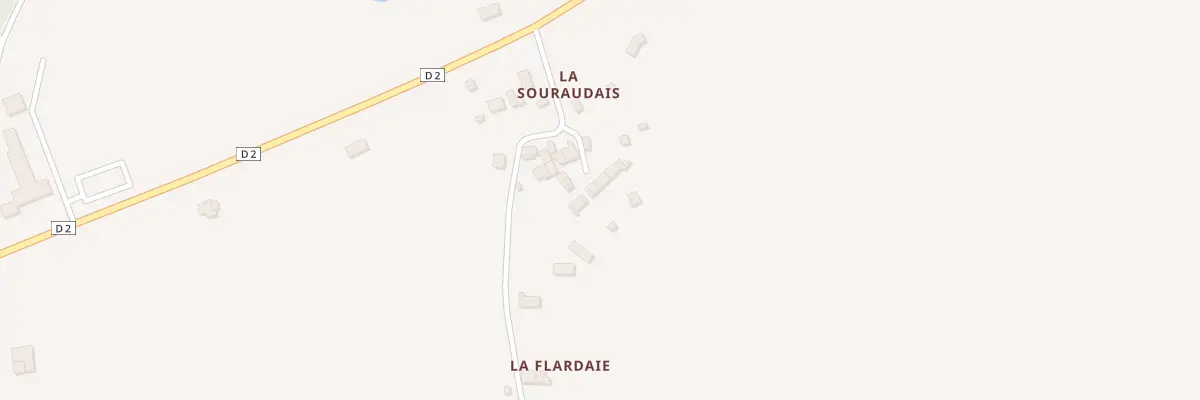 Plan du 6685 La Souraudais à Plessé