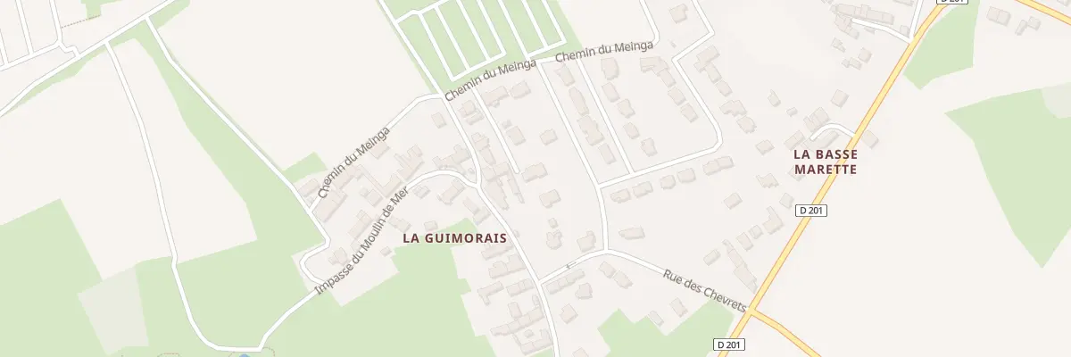 Plan du 6057 La Guimorais à Saint-Coulomb