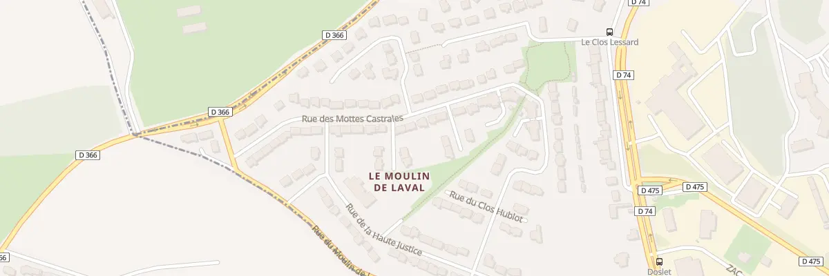 Plan du 30 Rue des Mottes Castrales à Châteauneuf-d’Ille-et-Vilaine