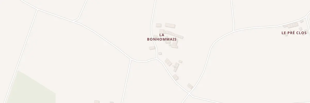 Plan du 5789 La Bonhommais à Saint-Just