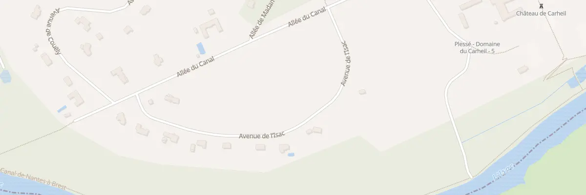 Plan du 4 Av de l’Isac Dom de Carheil à Plessé