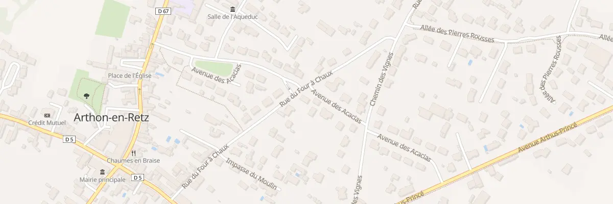 Plan du 22 Rue du Four à Chaux à Chaumes-en-Retz