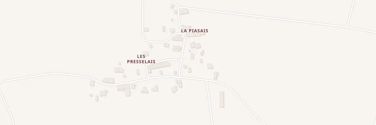 Plan du 8 La Piasais à Renac