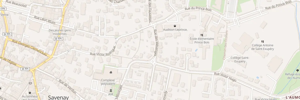 Plan du 9 Rue des Mésanges à Savenay