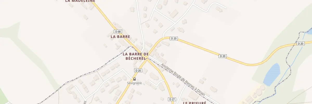 Plan du 7 A la Barre à Longaulnay