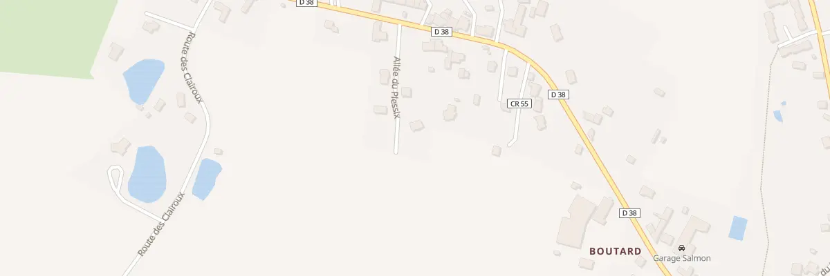 Plan du 3 All du Plessix à Baulon