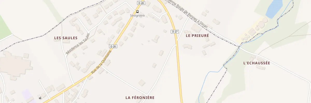 Plan du 6 Chemin de la Couaille à Bécherel