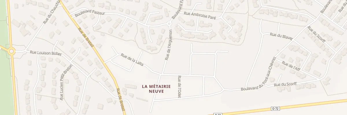 Plan du 6 Rue DE L’ARGUENON à Bédée