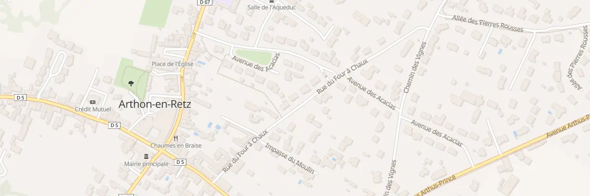 Plan du 25 Rue du Four à Chaux à Chaumes-en-Retz
