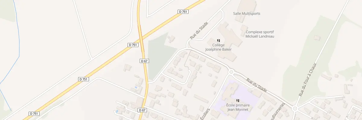 Plan du 12 Rue du Stade à Chaumes-en-Retz