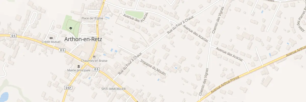 Plan du 10 Rue du Four à Chaux à Chaumes-en-Retz