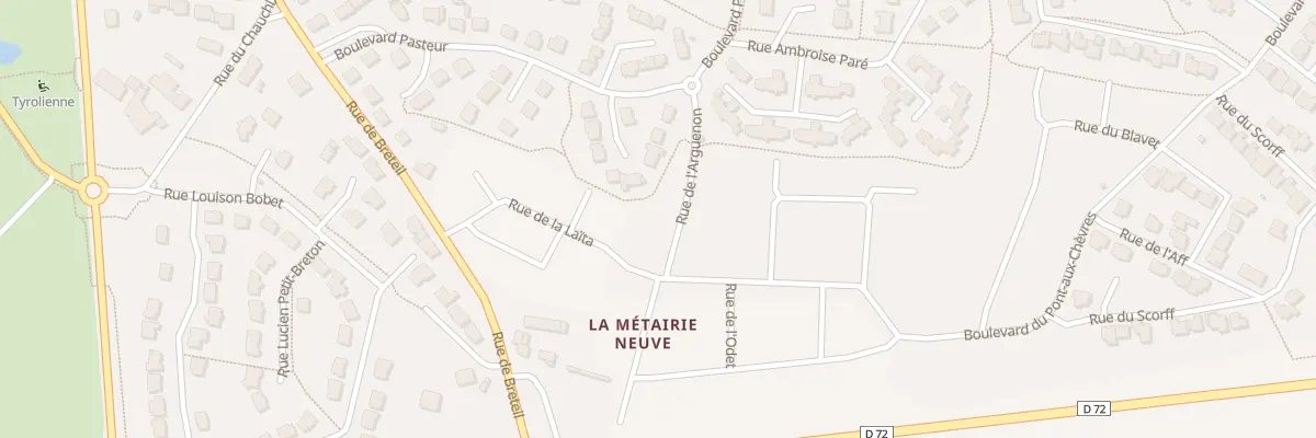 Plan du 5 Rue DE L’ARGUENON à Bédée
