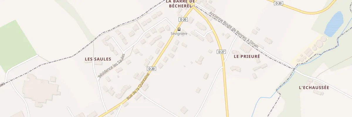 Plan du 12 Rue de la Quintaine à Bécherel