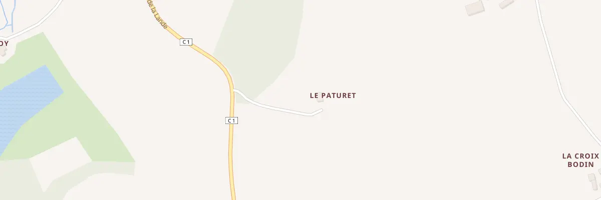 Plan du 35 Le Paturet à Saint-Judoce