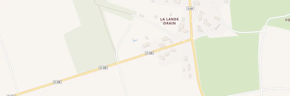Plan du 10 Lande Orain à Saint-Thurial