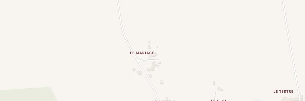 Plan du 16 Le Mariage à La Chapelle-Bouëxic