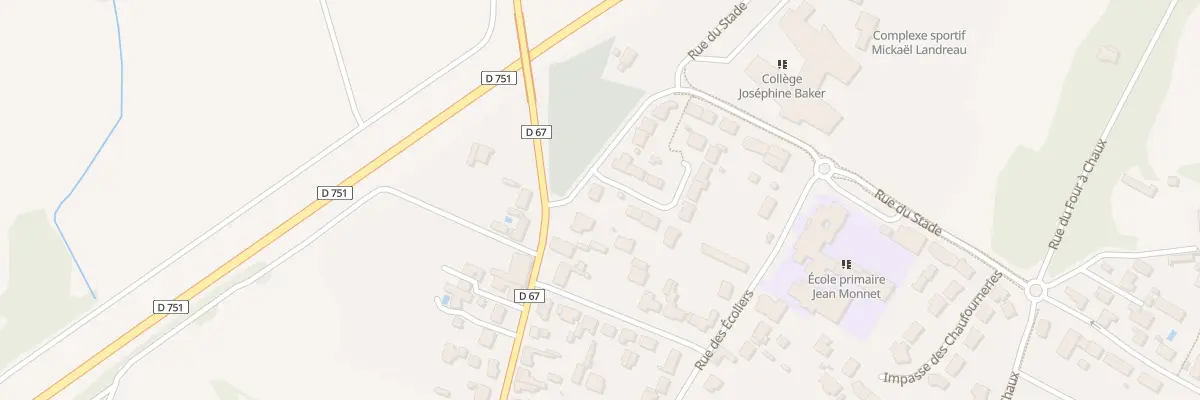 Plan du 6 Rue du Stade à Chaumes-en-Retz