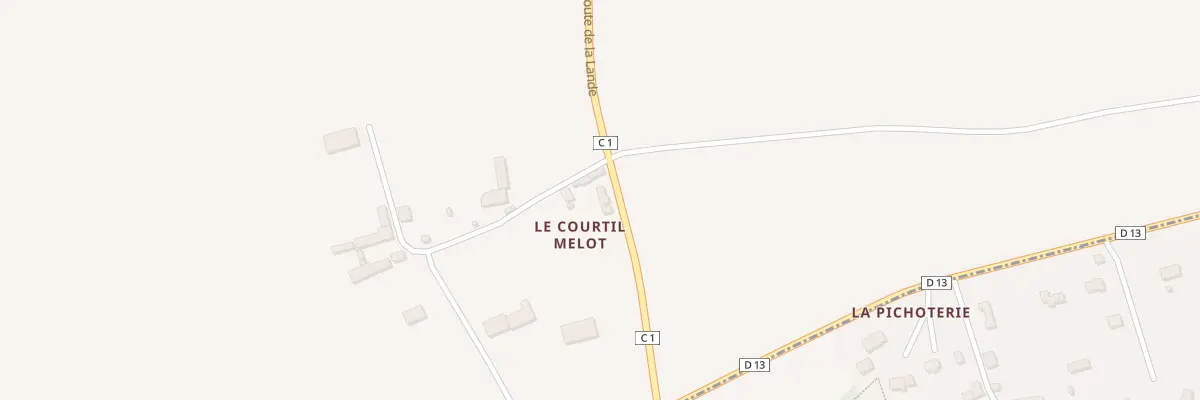 Plan du 66 Le Courtil Melot à Saint-Judoce