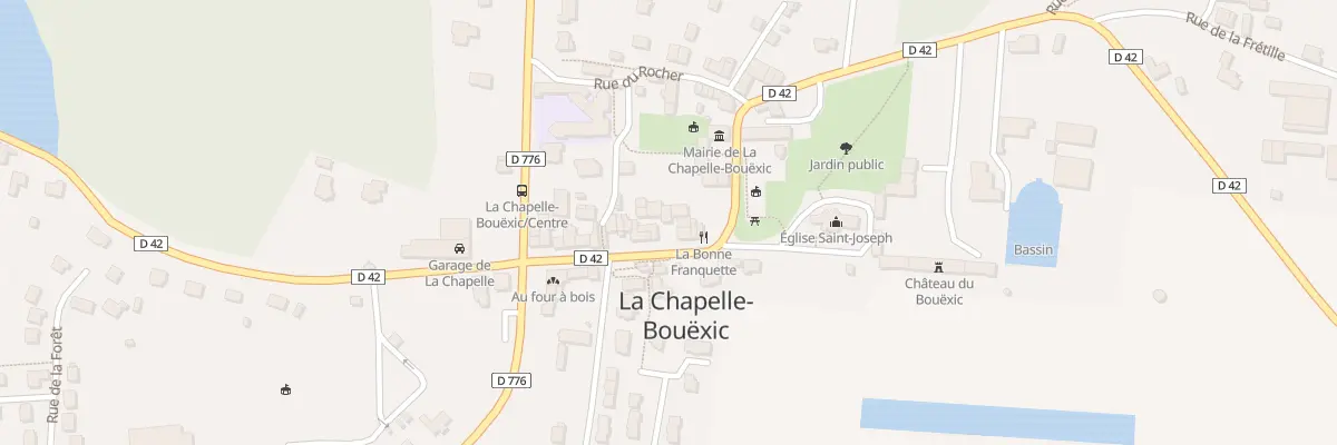 Plan du 25 Rue de la Mairie à La Chapelle-Bouëxic