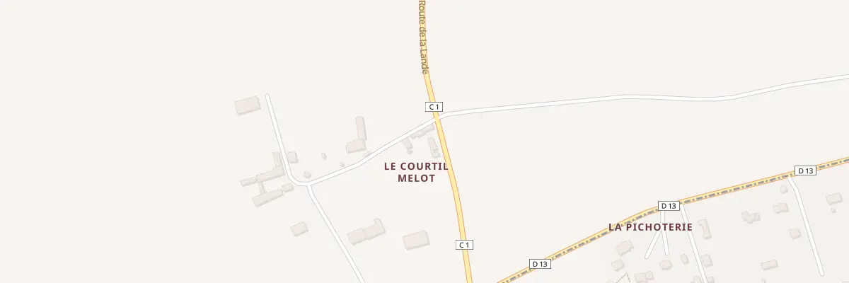 Plan du 70 Le Courtil Melot à Saint-Judoce