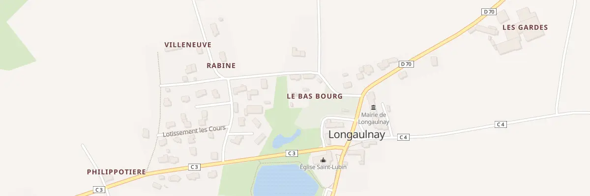 Plan du 9002 Le Bourg à Longaulnay
