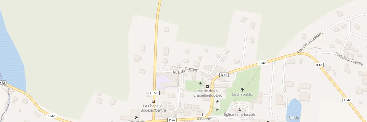 Plan du 8 Rue du Rocher à La Chapelle-Bouëxic
