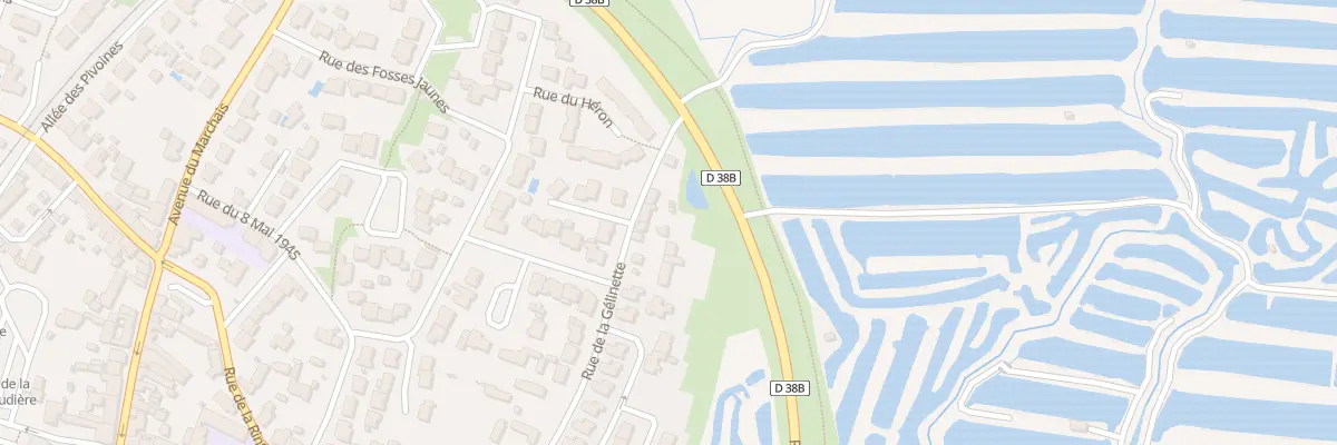 Plan du 38 Rue de Gélinette à Saint-Hilaire-de-Riez