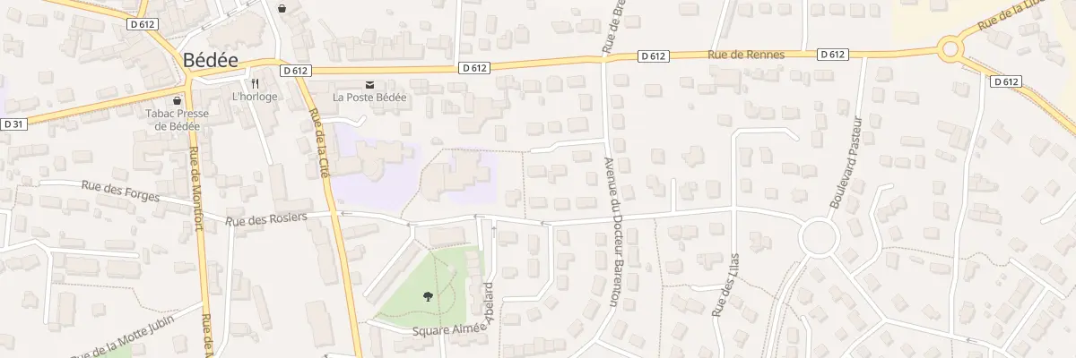 Plan du 5 Rue FÉLIX JOUAN à Bédée