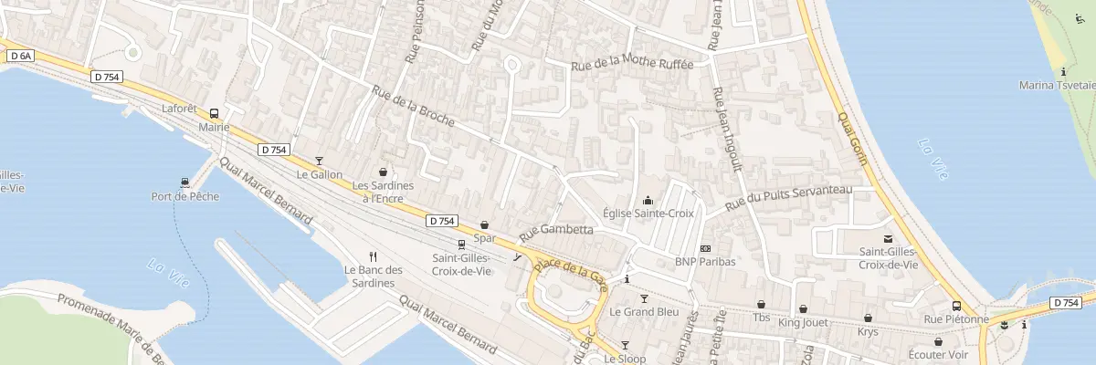 Plan du 1B Rue de la broche à Saint-Gilles-Croix-de-Vie