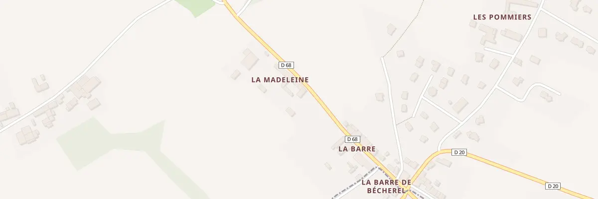 Plan du 8096 La Madelaine à Longaulnay
