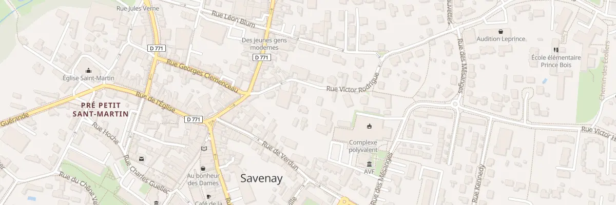Plan du 10 Rue Victor Rodrigue à Savenay