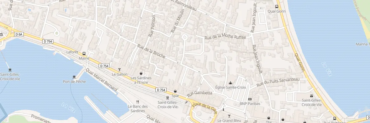 Plan du 14 Rue de la broche à Saint-Gilles-Croix-de-Vie
