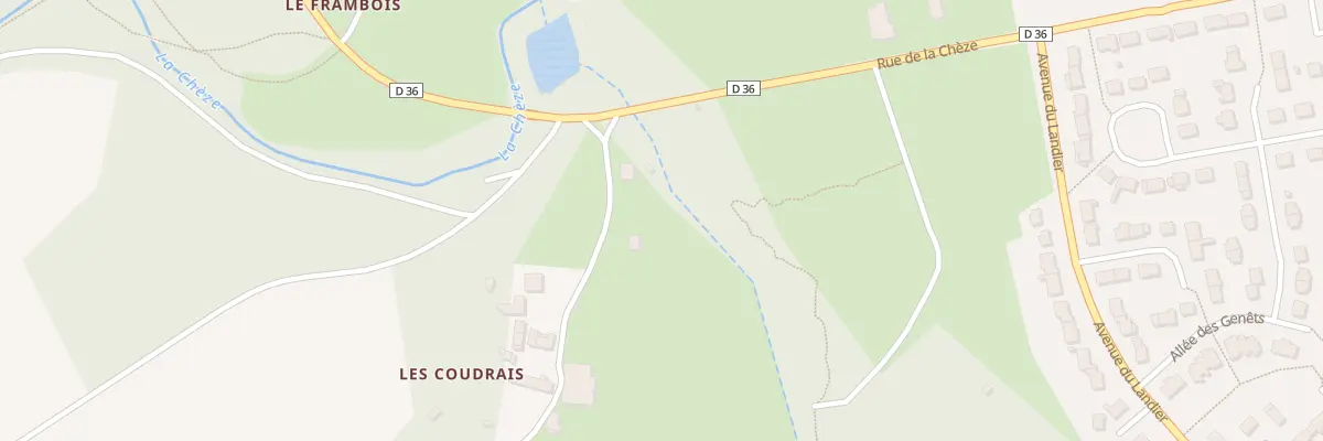 Plan du 5383 Les Coudraies à Saint-Thurial