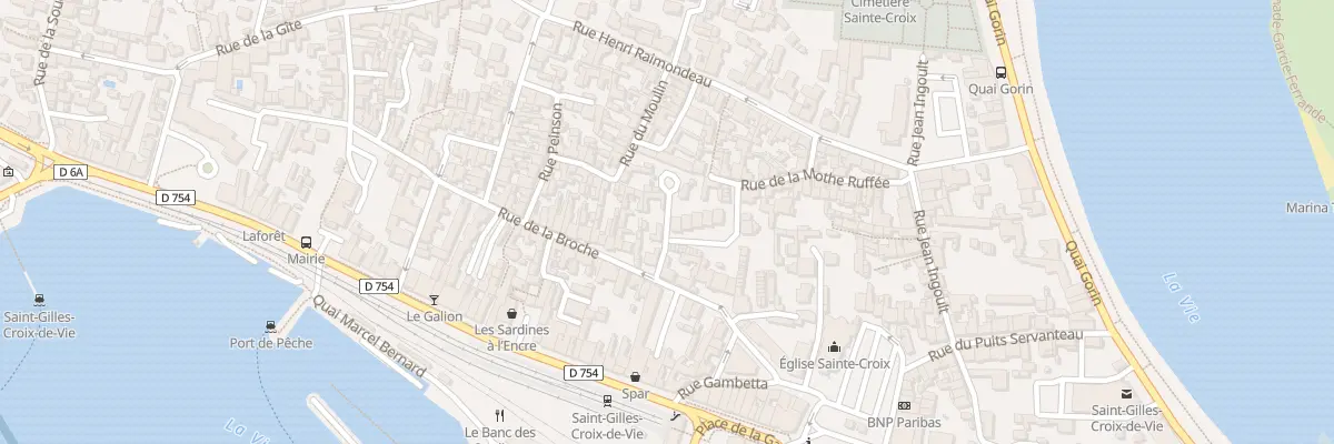 Plan du 14B Rue de la broche à Saint-Gilles-Croix-de-Vie