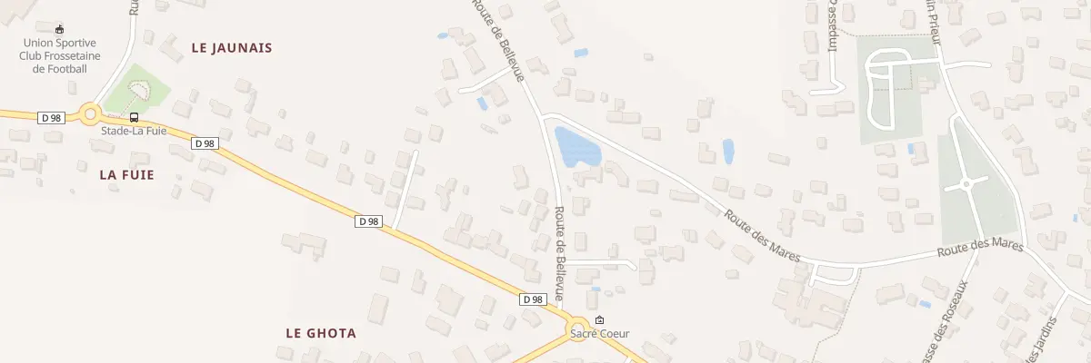 Plan du 1B Rte de Bellevue à Frossay