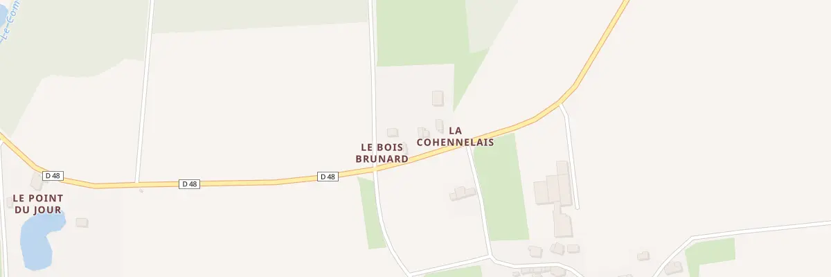 Plan du 51 La Cohennelais à Mernel