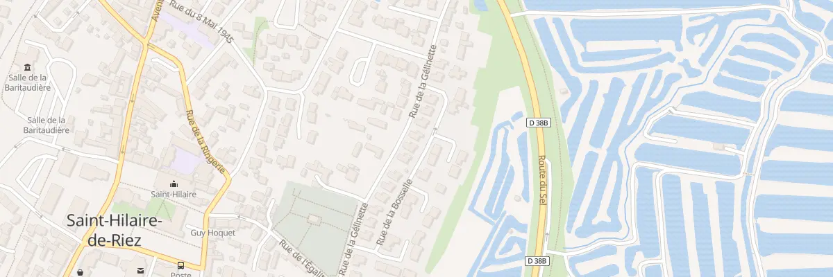 Plan du 18B Rue de Gélinette à Saint-Hilaire-de-Riez