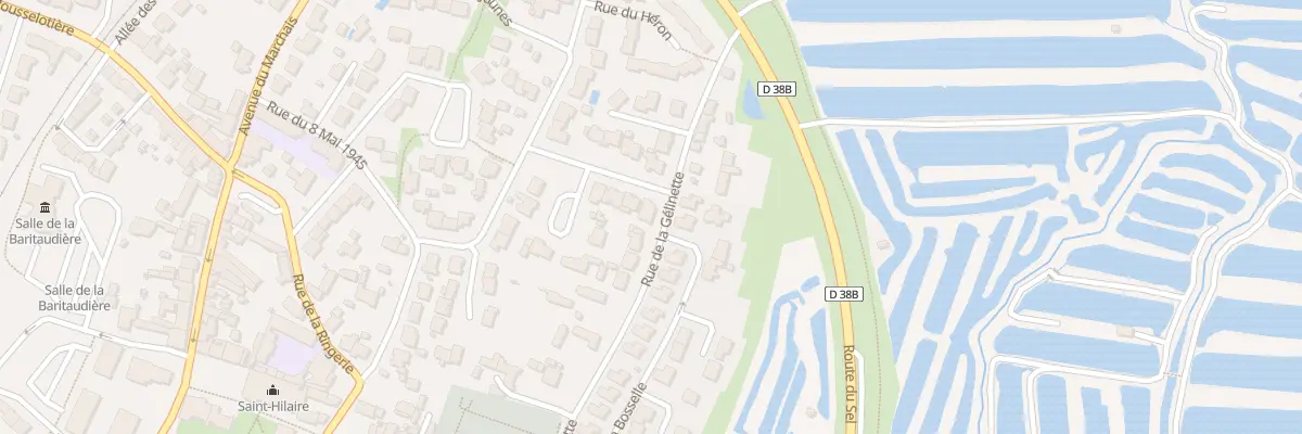 Plan du 23 Rue de Gélinette à Saint-Hilaire-de-Riez