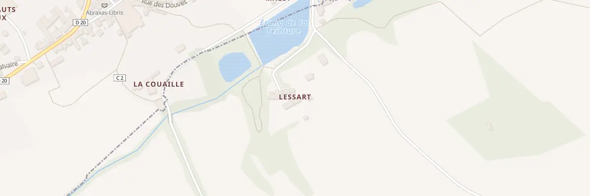 Plan du 3 Lessart à Miniac-sous-Bécherel