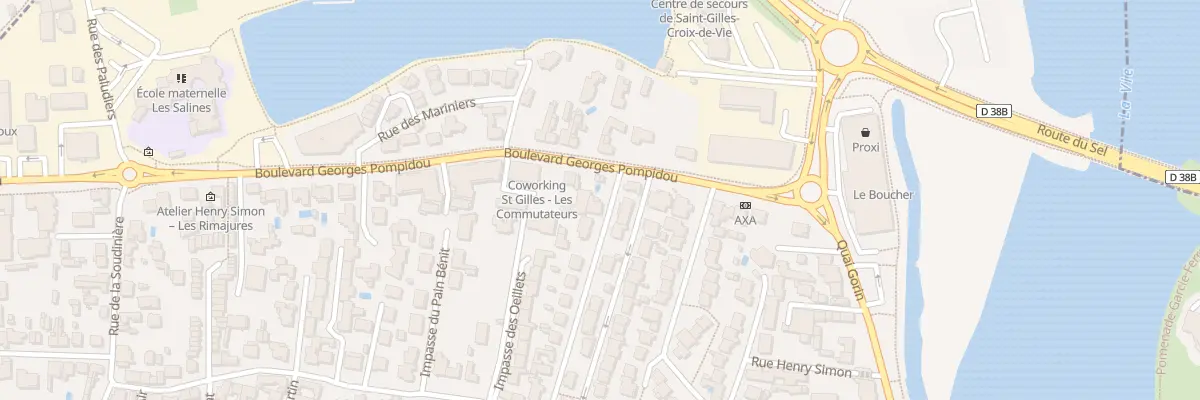 Plan du 45 Rue du gabio à Saint-Gilles-Croix-de-Vie