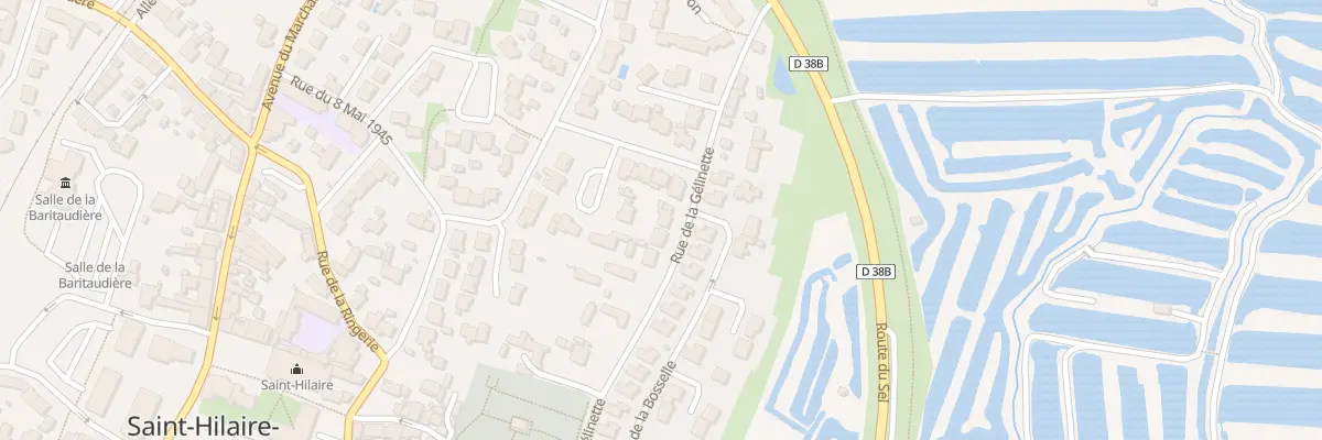 Plan du 21 Rue de Gélinette à Saint-Hilaire-de-Riez