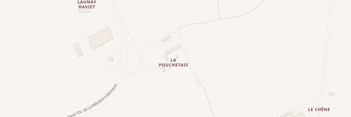 Plan du 7 La Pouchetais à Miniac-sous-Bécherel