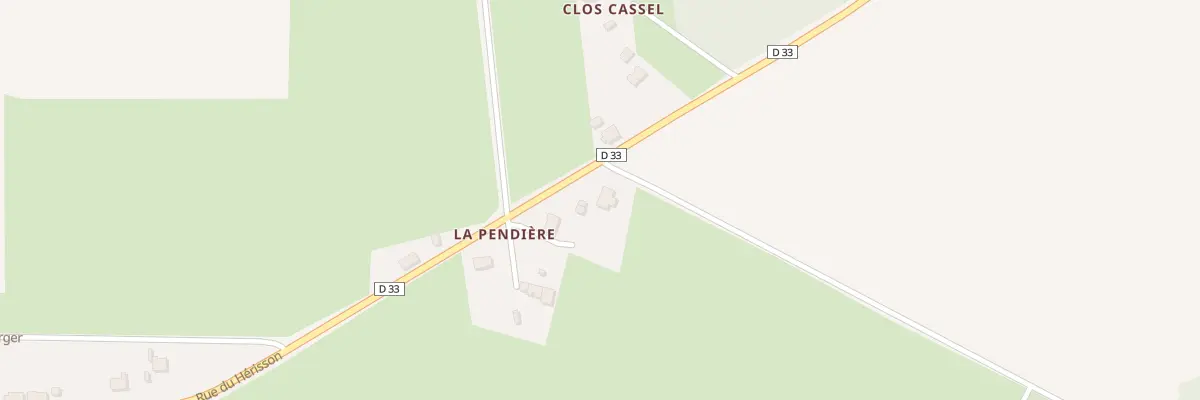 Plan du 10 La Pendiere à Quilly
