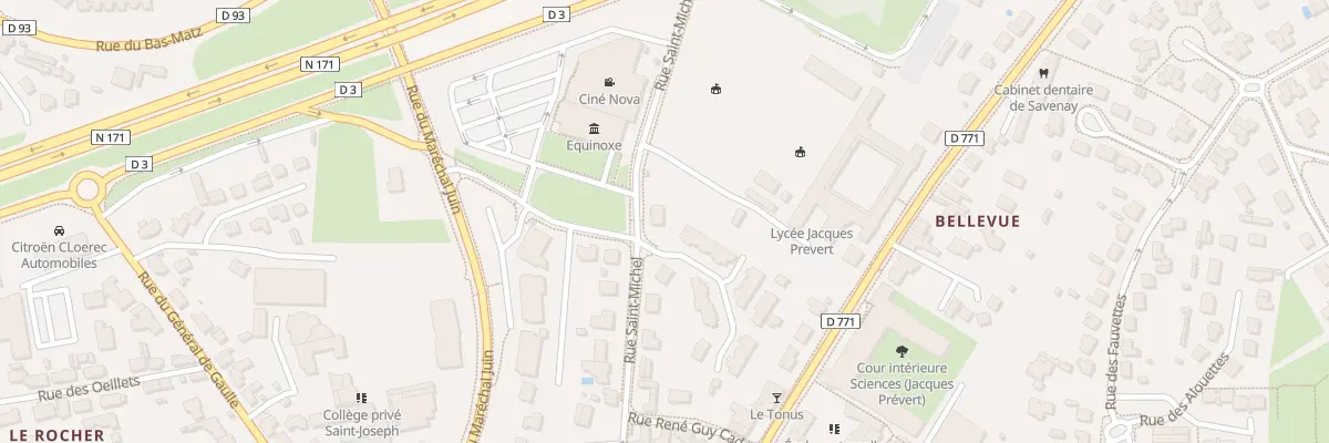 Plan du 42 Rue Saint-Michel à Savenay